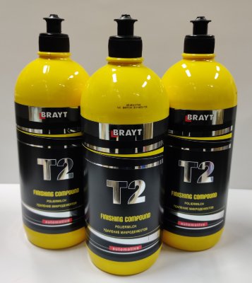 Заказать онлайн BRAYT  T2 finishing compound в интернет-магазине автокрасок, окрасочного оборудования и автотоваров Маркетэм с доставкой по Хабаровску недорого.