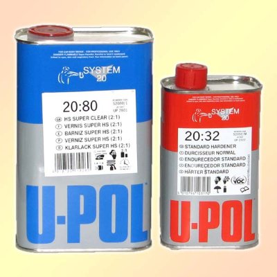 Заказать онлайн АВТОЛАК U-POL 20:80  в интернет-магазине автокрасок, окрасочного оборудования и автотоваров Маркетэм с доставкой по Хабаровску недорого.