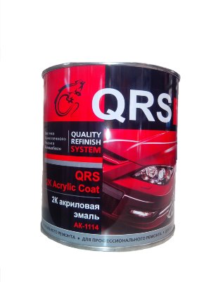 Заказать онлайн QRS акриловая авто эмаль 0.8 л. в интернет-магазине автокрасок, окрасочного оборудования и автотоваров Маркетэм с доставкой по Хабаровску недорого.