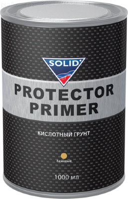 Заказать онлайн SOLID PROTECTOR PRIMER - кислотный грунт в интернет-магазине автокрасок, окрасочного оборудования и автотоваров Маркетэм с доставкой по Хабаровску недорого.