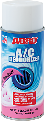 Заказать онлайн ABRO A/C Deodorizer в интернет-магазине автокрасок, окрасочного оборудования и автотоваров Маркетэм с доставкой по Хабаровску недорого.