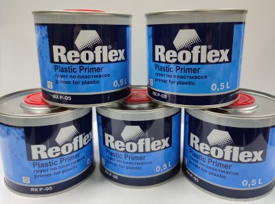 Заказать онлайн Грунт по пластику Reoflex 0.5 л в интернет-магазине автокрасок, окрасочного оборудования и автотоваров Маркетэм с доставкой по Хабаровску недорого.