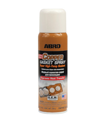 Заказать онлайн Abro, Copper Gasket Spray медный спрей для прокладок в интернет-магазине автокрасок, окрасочного оборудования и автотоваров Маркетэм с доставкой по Хабаровску недорого.