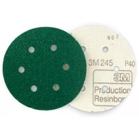 Купить онлайн 3M зеленый абразивный круг 150 мм 6 отверстий зерно 40-80 в ИП Полещук А.В. с доставкой по Хабаровску недорого.
