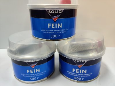 Заказать онлайн Solid Fein 500г в интернет-магазине автокрасок, окрасочного оборудования и автотоваров Маркетэм с доставкой по Хабаровску недорого.