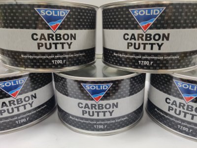 Заказать онлайн Solid Carbon Putty 1700г в интернет-магазине автокрасок, окрасочного оборудования и автотоваров Маркетэм с доставкой по Хабаровску недорого.