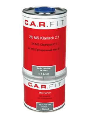 Заказать онлайн АВТОЛАК CARFIT MS 2+1 (1,0 л+0,5Л) в интернет-магазине автокрасок, окрасочного оборудования и автотоваров Маркетэм с доставкой по Хабаровску недорого.