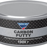 Купить онлайн Solid CARBON PUTTY 1кг. напол. шпатлевка, усиленная углеволокном в ИП Полещук А.В. с доставкой по Хабаровску недорого.